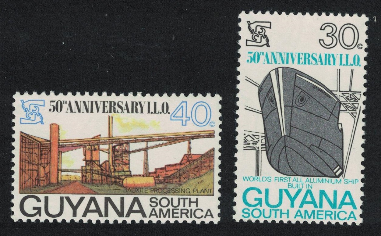 Guyana ILO 2v 1969 MNH SG#502-503 Sc#93-94