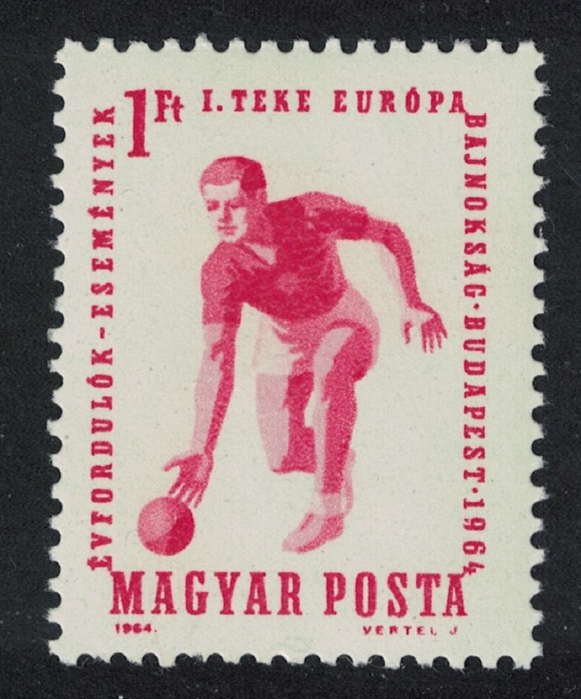 Hungary First European Skittles Championships 1Ft 1964 MNH SG#1982 MI#2041A