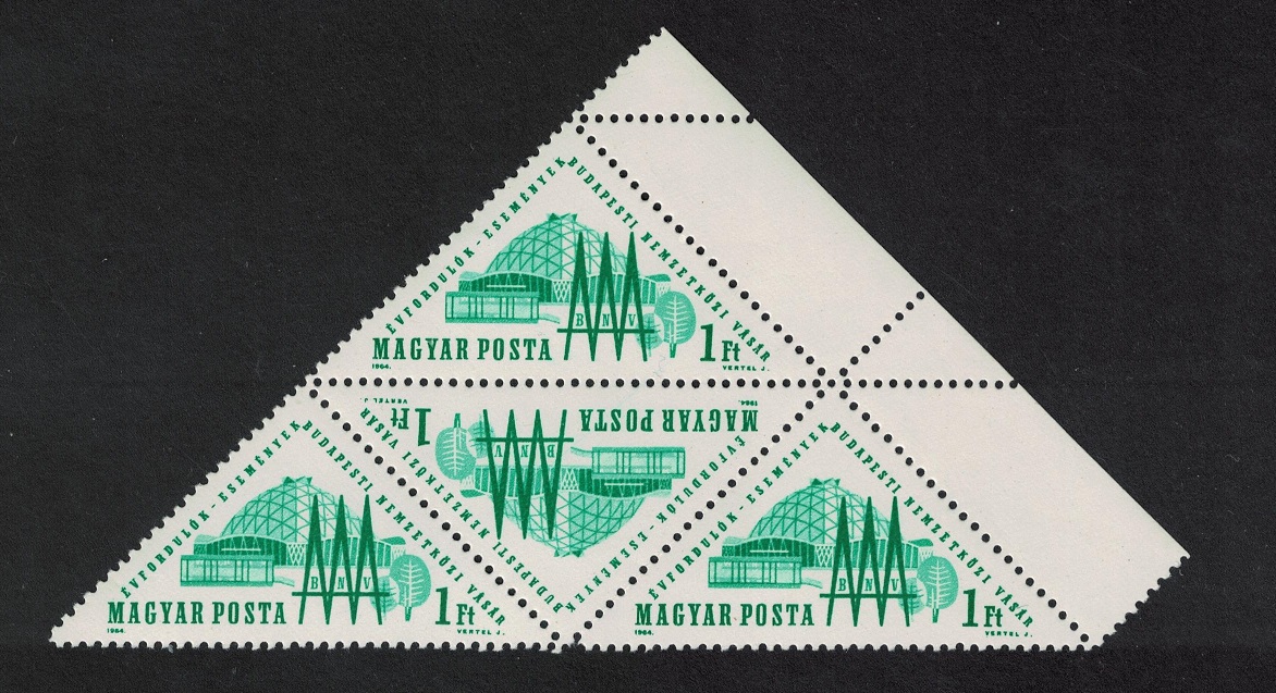 Hungary Budapest International Fair 1Ft Block of 4 1964 MNH SG#1993 MI#2026A