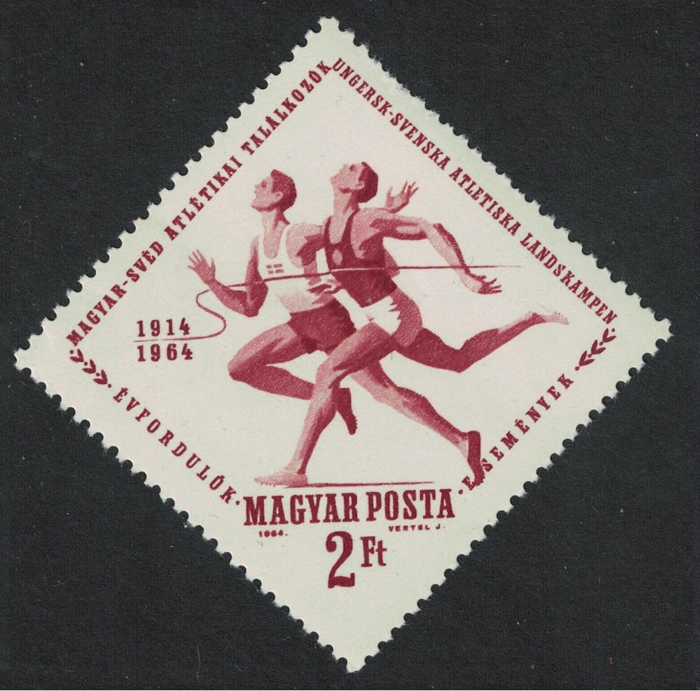 Hungary Hungarian-Swedish athletic meeting 2Ft 1964 MNH SG#1996 MI#2027A