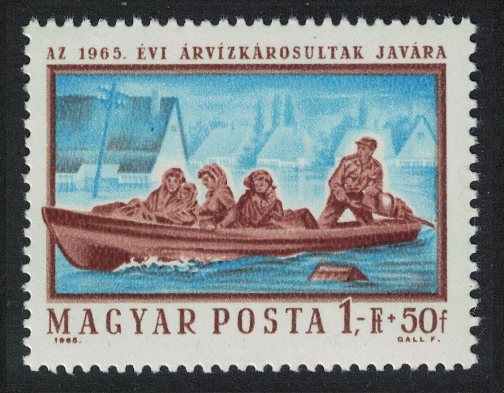 Hungary Danube Flood Relief 1965 MNH SG#2103