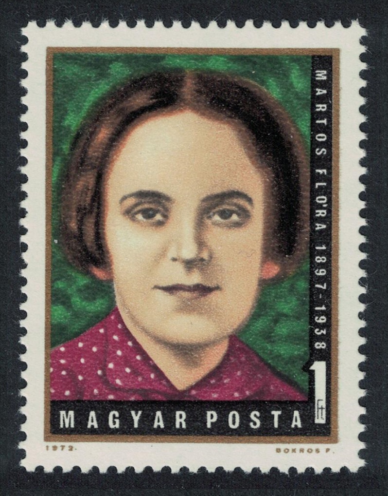 Hungary 75th Birth Anniversary of Flora Martos patriot 1972 MNH SG#2730