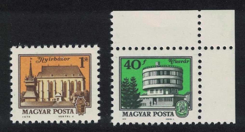 Hungary Views 2v 1972 MNH SG#2740-2741