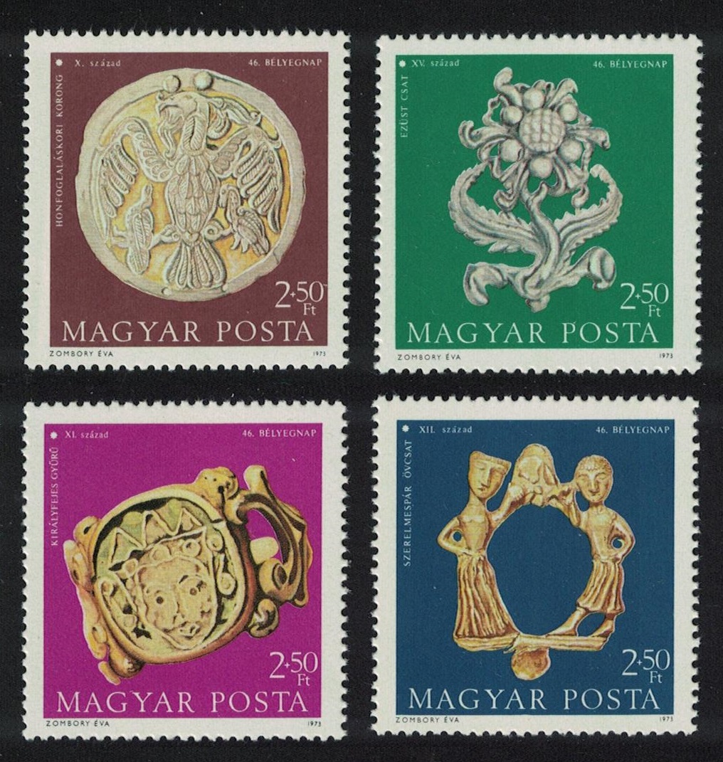 Hungary Jewelled Treasures National Museum 4v 1973 MNH SG#2830-2833