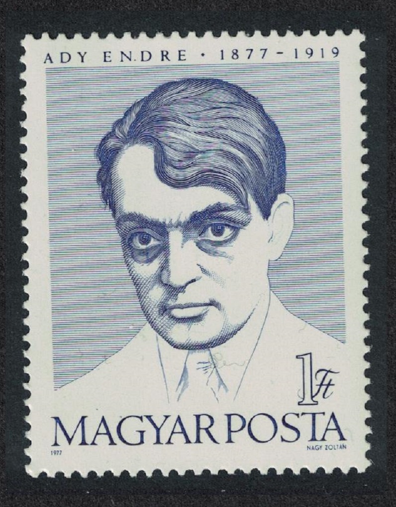 Hungary Birth Centenary of Endre Ady poet 1977 MNH SG#3154