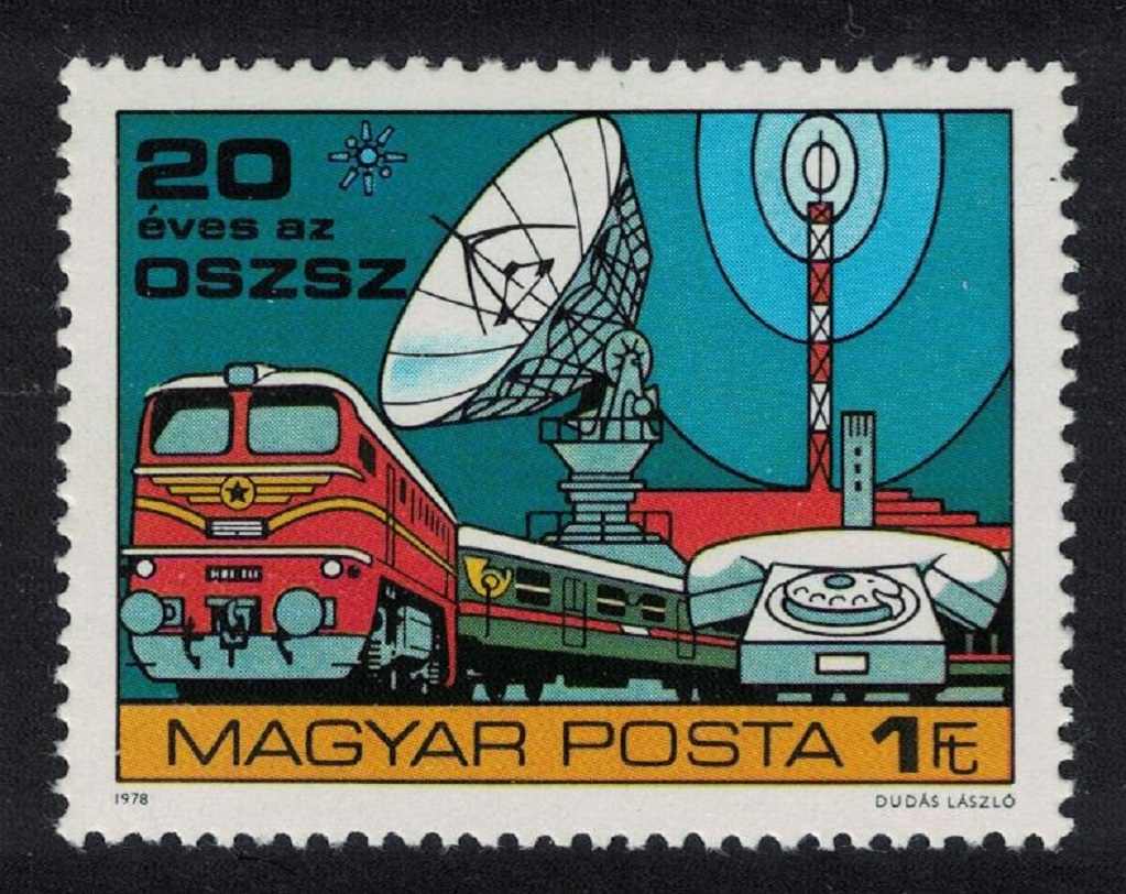 Hungary Train Telecommunications Telephone 1978 MNH SG#3210