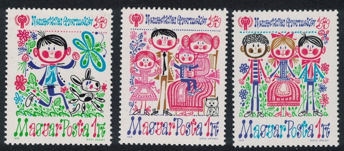 Hungary International Year of the Child 3v 1979 MNH SG#3230-3232