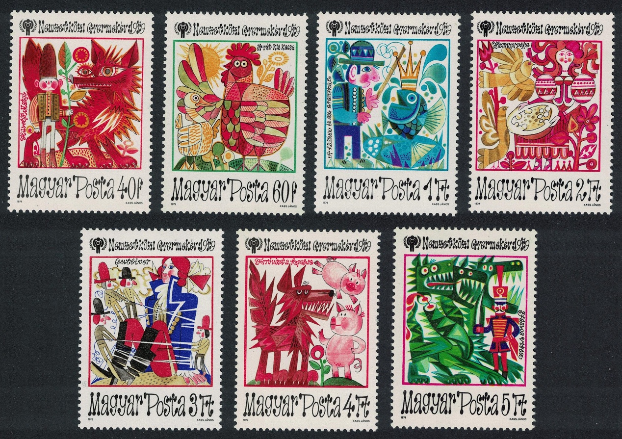 Hungary International Year of the Child 7v 1979 MNH SG#3287-3293