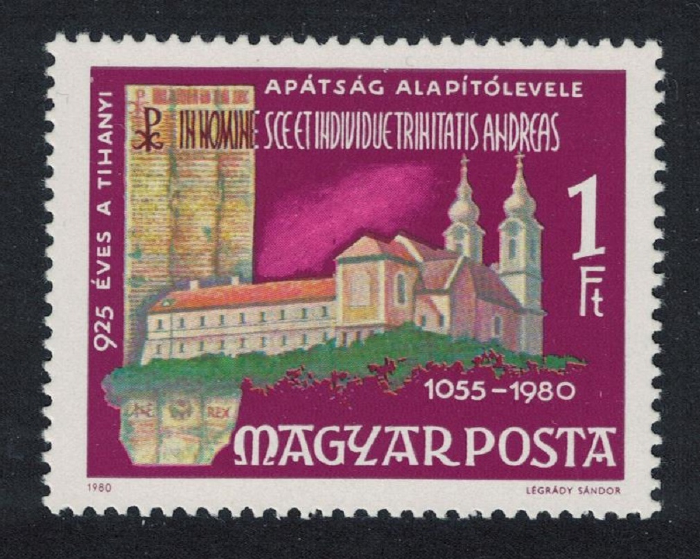 Hungary 925th Anniversary of Foundation of Tihany Abbey 1980 MNH SG#3309