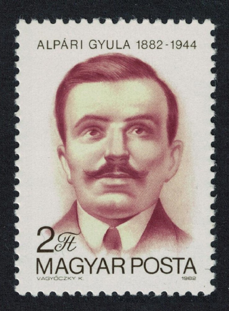 Hungary Birth Centenary of Gyula Alpari journalist 1982 MNH SG#3420