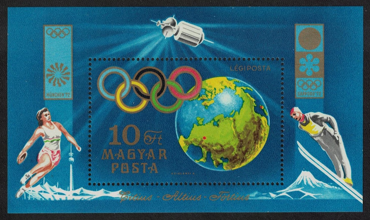 Hungary Olympic Games Munich MS 1972 MNH SG#MS2683