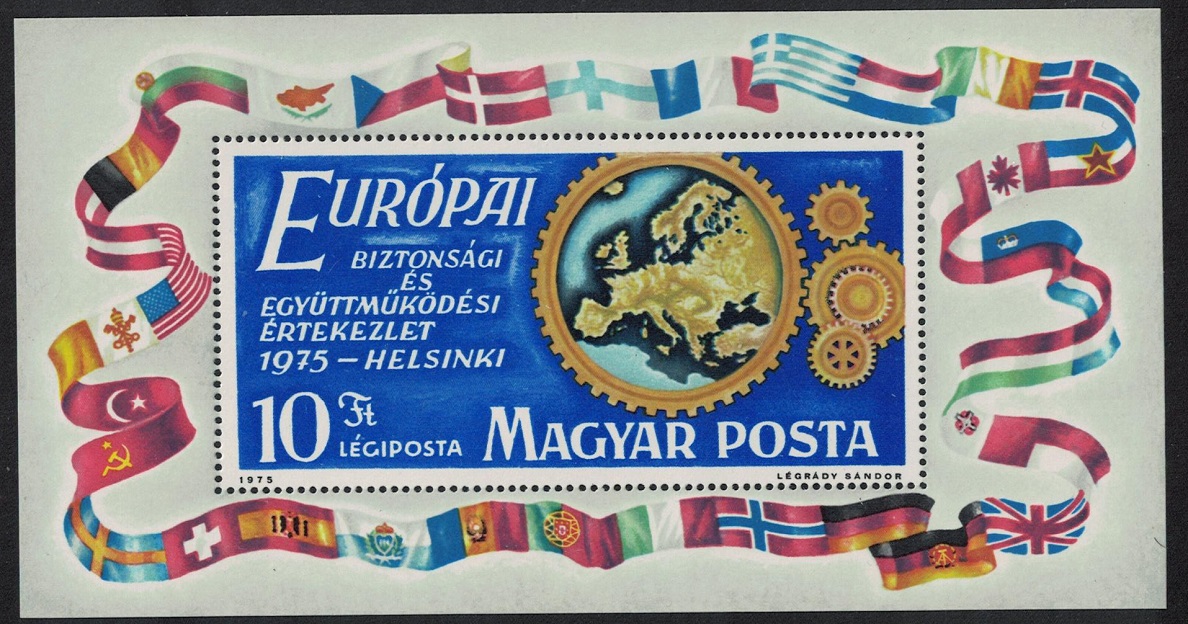 Hungary European Security and Co-operation Conference Helsinki MS 1975 MNH SG#MS2975