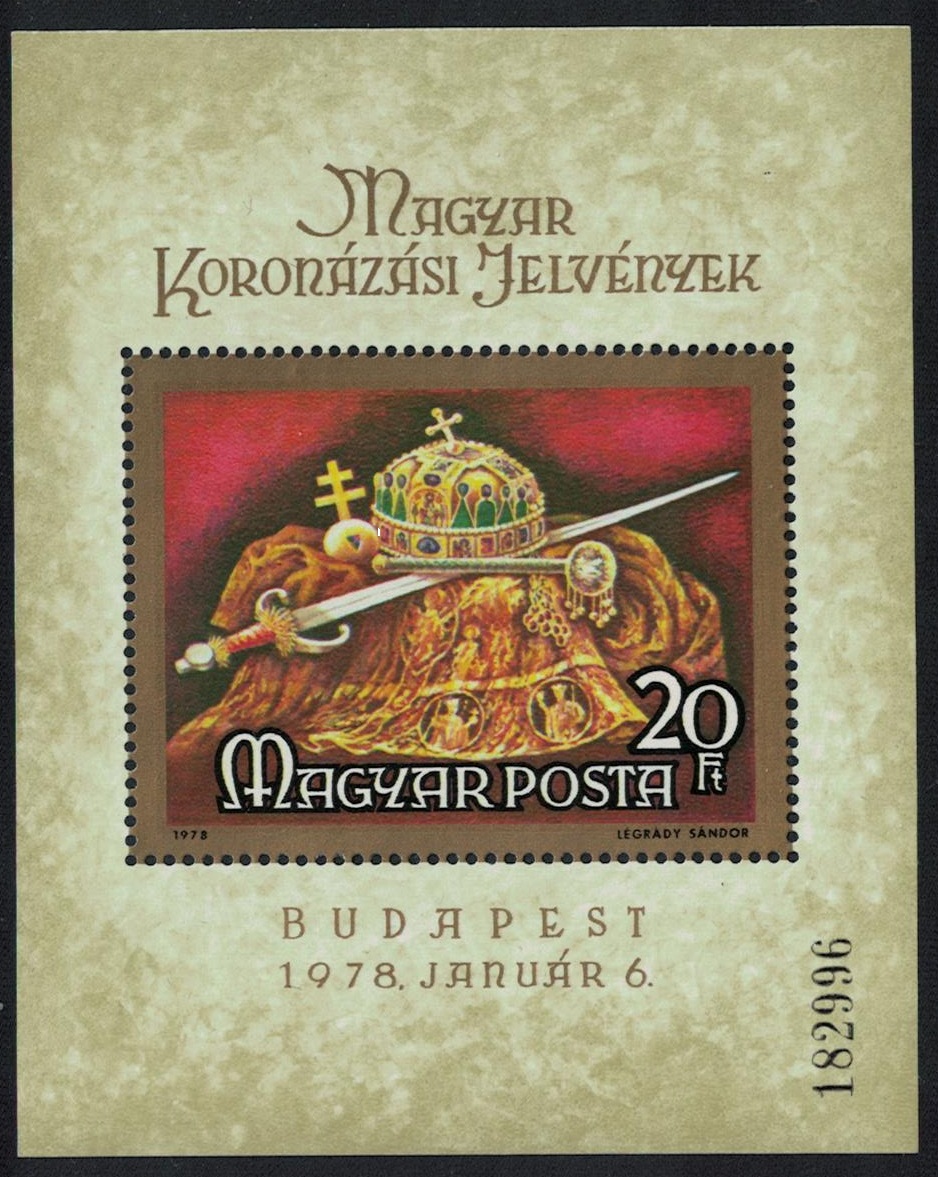 Hungary Return of Hungarian Regalia MS 1978 MNH SG#MS3212