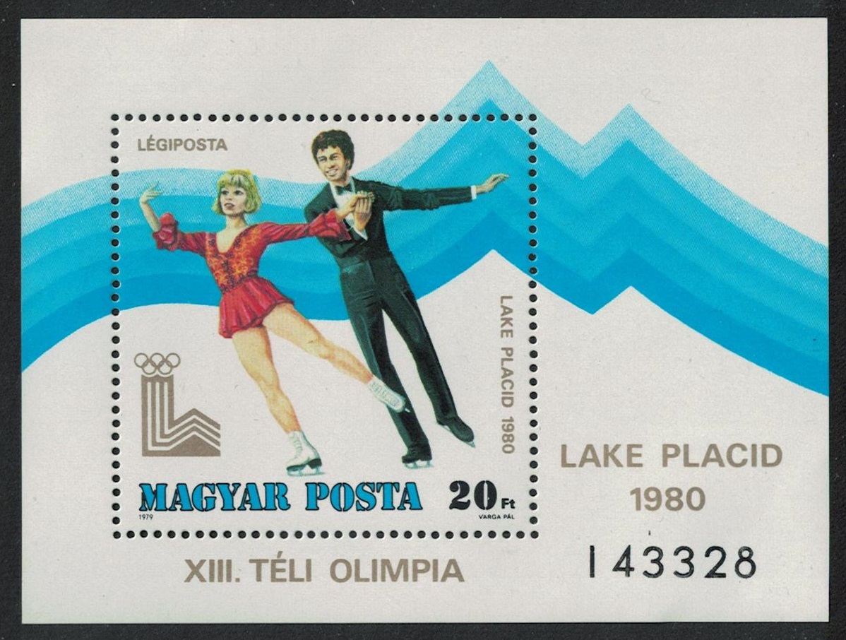 Hungary Winter Olympic Games Lake Placid 1980 MS 1979 MNH SG#MS3286 MI#Block 140A