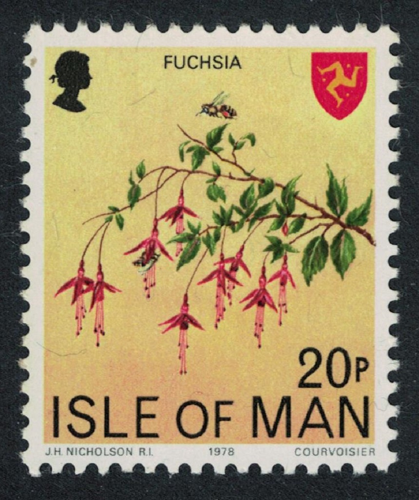 Isle of Man Fuchsia Flowers 20p 1978 MNH SG#124 MI#133 Sc#126