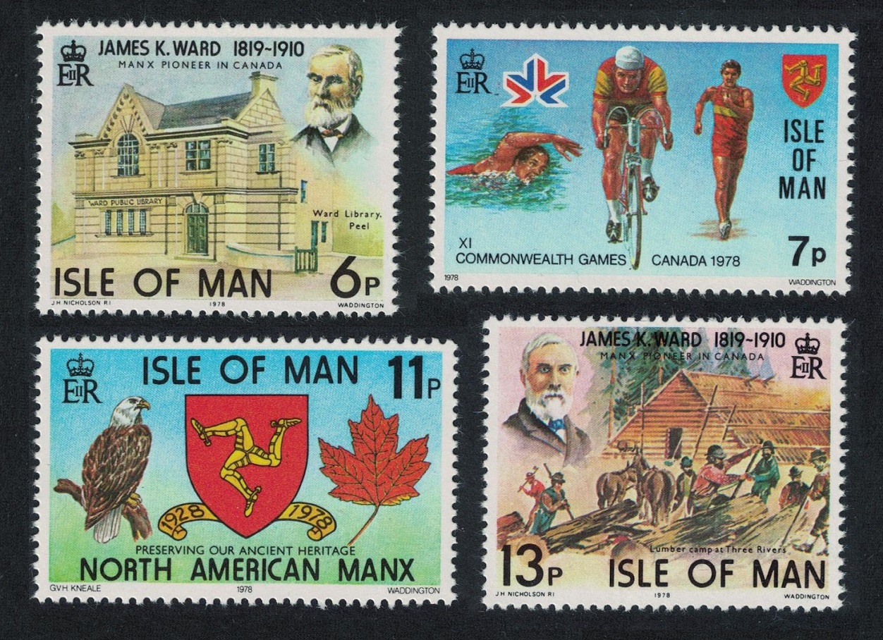 Isle of Man Birds Anniversaries and Events 4v 1978 MNH SG#139-142 Sc#137-140