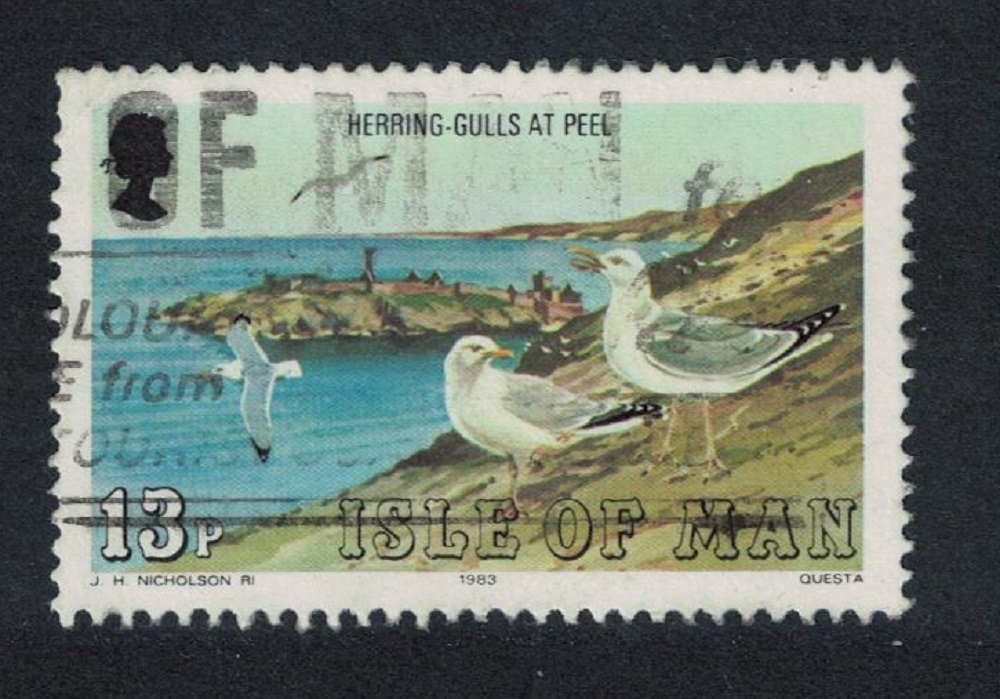 Isle of Man Herring gulls Birds 1983 Canc SG#239 Sc#231