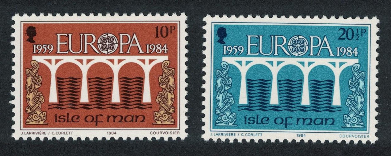 Isle of Man Europa CEPT 2v 25th Anniversary 1984 MNH SG#265-266 Sc#260-261