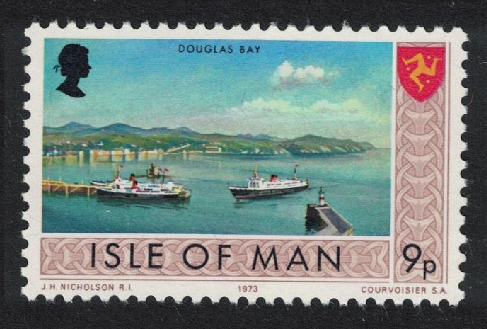 Isle of Man Douglas Bay 9p 1973 MNH SG#28