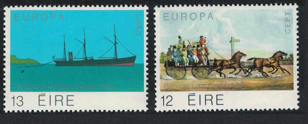 Ireland Ships Horses Carriage Europa CEPT 2v 1979 MNH SG#456-457