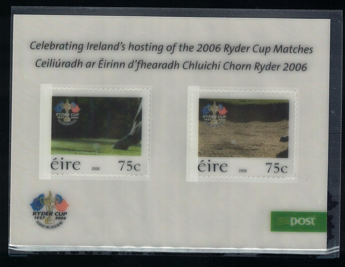 Ireland Golf Winners MS Holographic 2006 MNH SG#MS1808