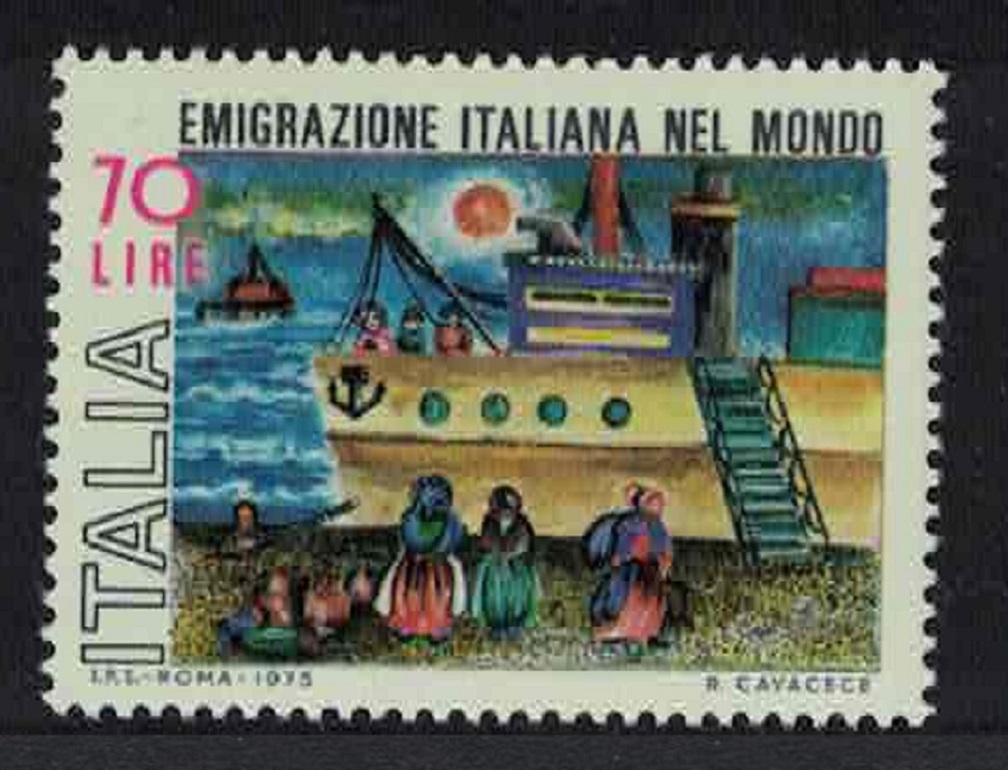 Italy Italian Emigration 1975 MNH SG#1448