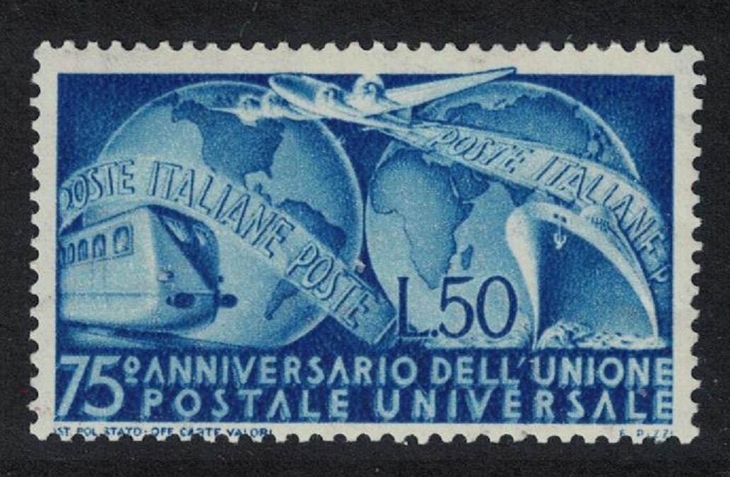 Italy 75th Anniversary of UPU 3v Def 1949 Def SG#725 MI#772