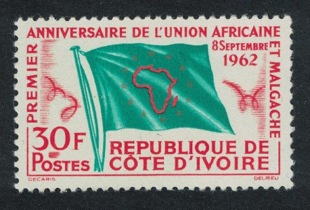 Ivory Coast Union of African and Malagasy 1962 MNH SG#218