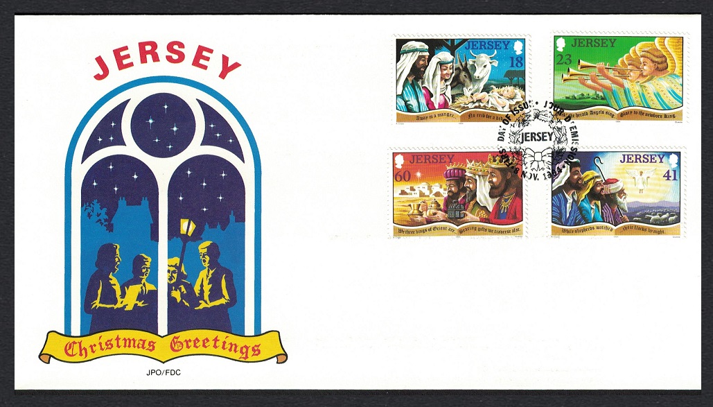 Jersey Christmas Carols FDC 1994 SG#680-683