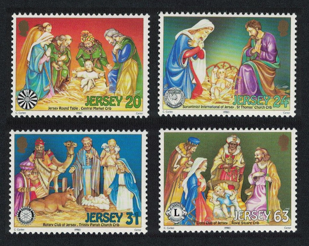 Jersey Christmas Cribs 4v 1998 MNH SG#881-884 Sc#879-882