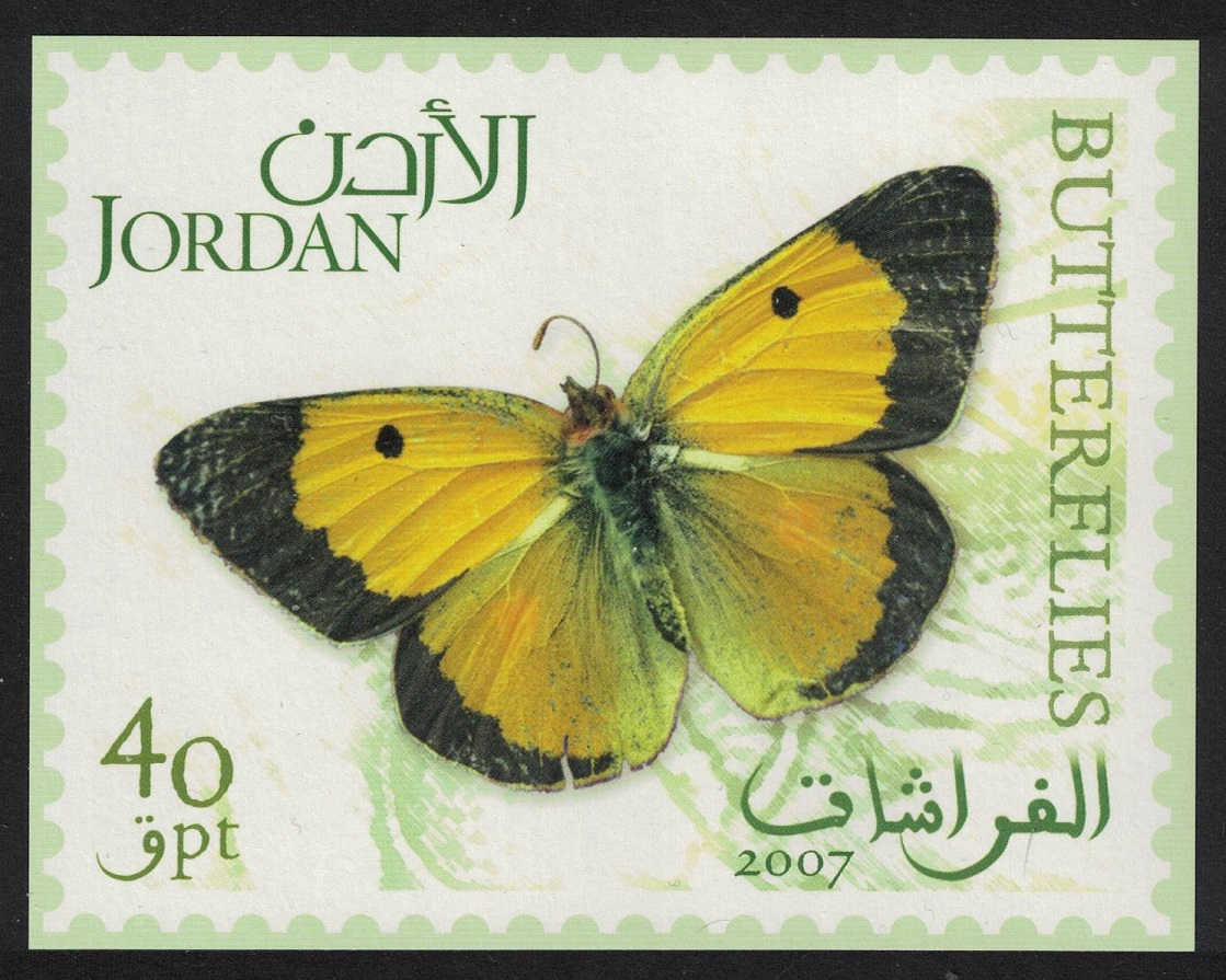 Jordan Butterfly &#39;Clouded Yellow&#39; MS 2007 MNH SG#MS2178