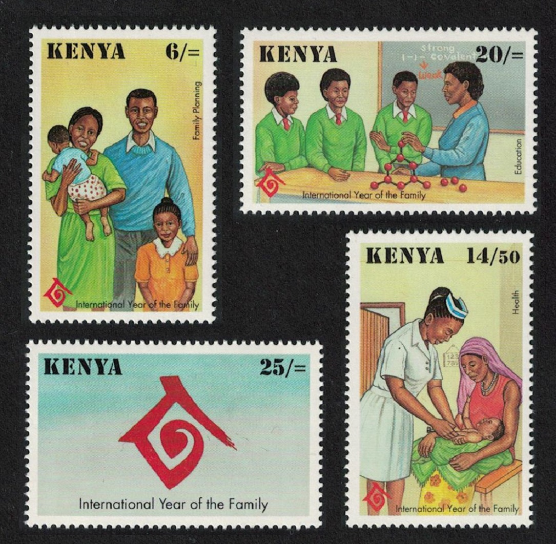 Kenya International Year of the Family 4v 1994 MNH SG#628-631