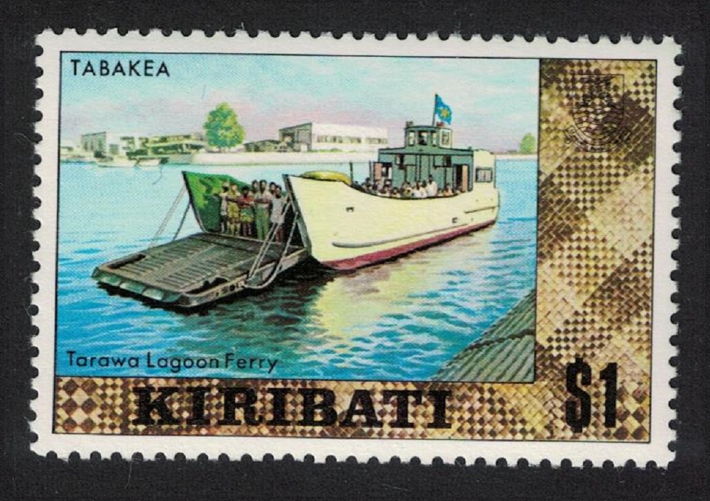 Kiribati Tarawa Lagoon ferry &#39;Tabakea&#39; $1 1980 MNH SG#133