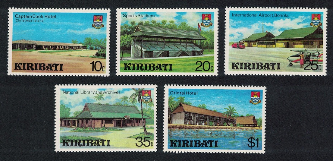 Kiribati Captain Cook Hotel Aircraft Archives Development 5v 1980 MNH SG#136-140 Sc#360-364