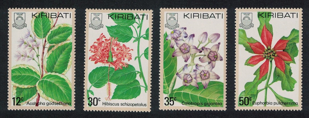 Kiribati Flowers 4v 1981 MNH SG#141-144 Sc#365-368