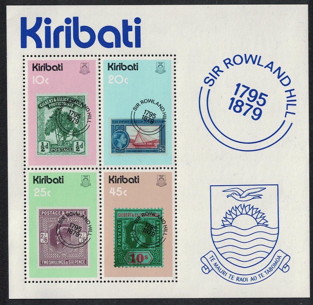 Kiribati Sir Rowland Hill MS 1979 MNH SG#MS104 Sc#344a