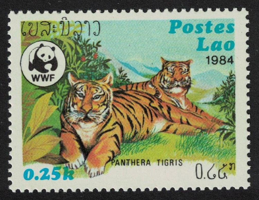 Laos WWF Tigers &#39;Panthera tigris 1984 MNH SG#705 MI#707 Sc#518