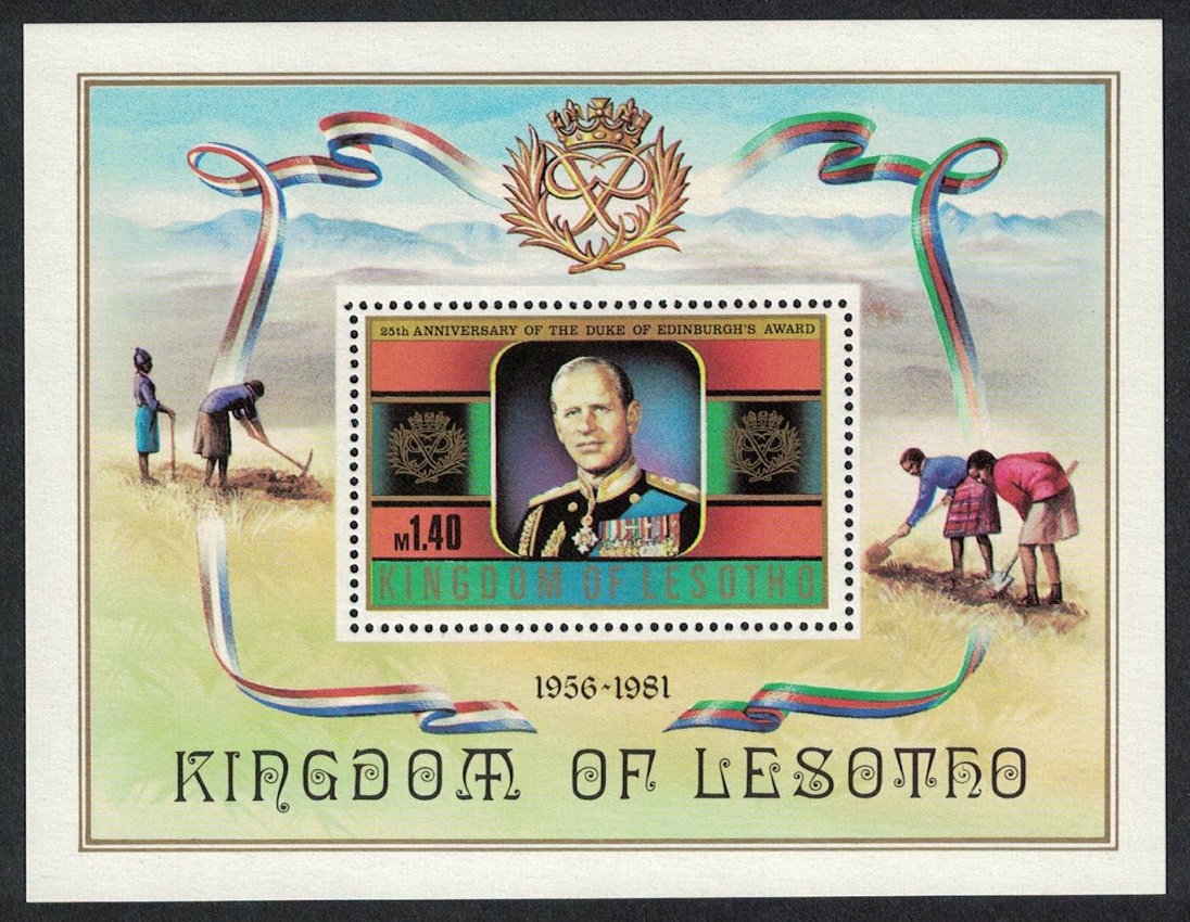 Lesotho Duke of Edinburgh Award MS 1981 MNH SG#MS467