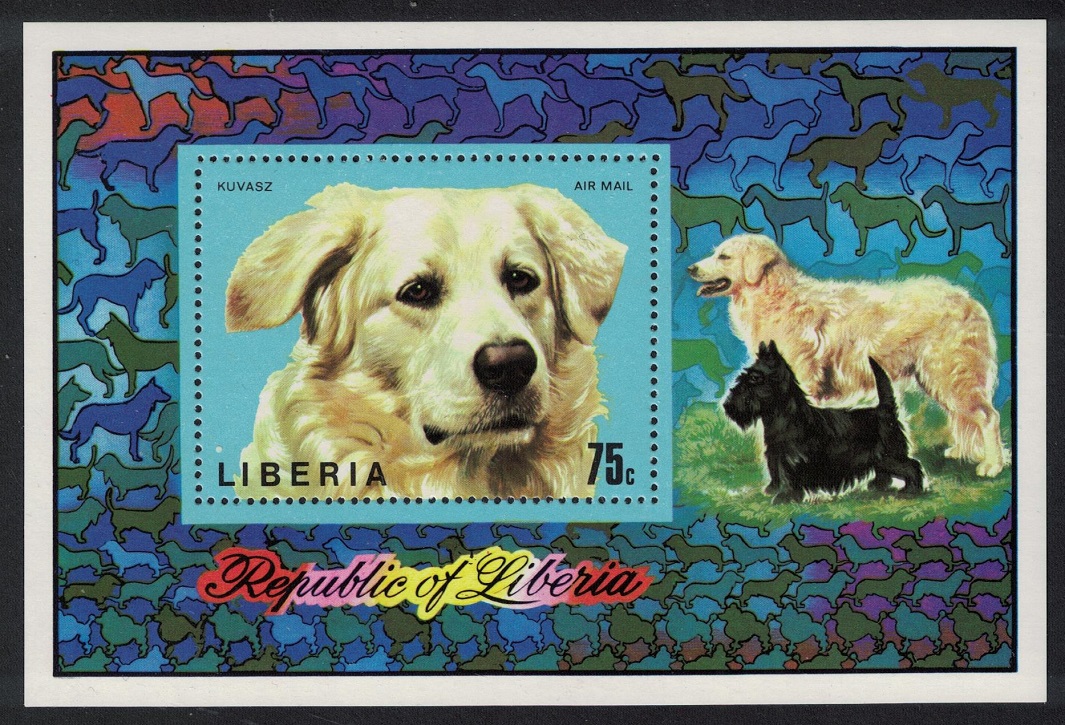 Liberia Dogs MS 1974 MNH SG#MS1200 Sc#C202