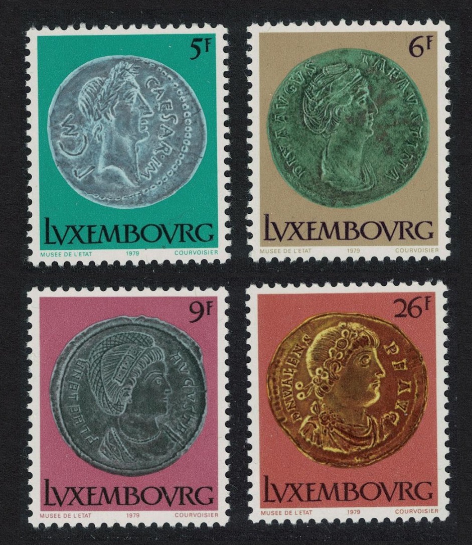 Luxembourg Roman Coins 4v 1979 MNH SG#1018-1021 MI#981-984