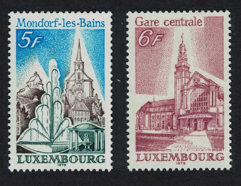 Luxembourg Tourism 2v 1979 MNH SG#1022-1023 MI#985-986