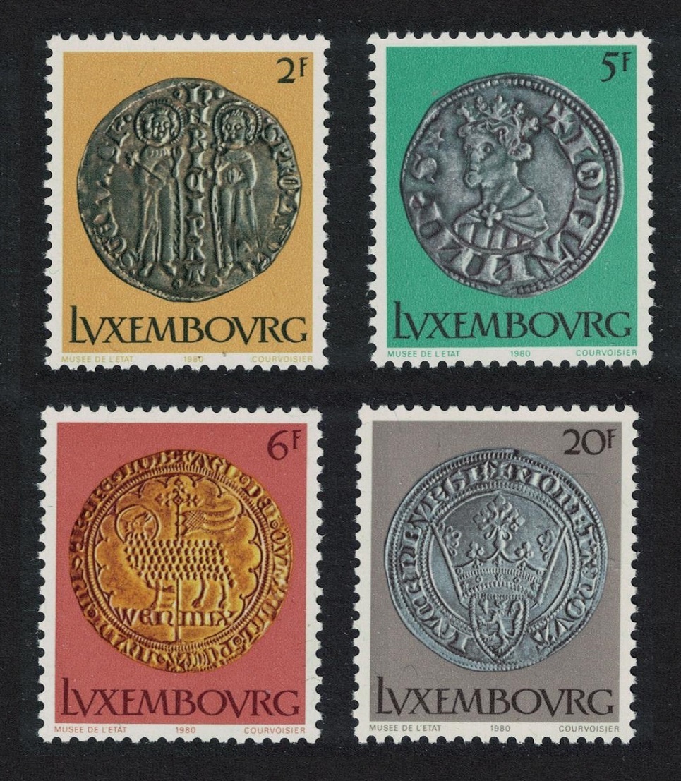 Luxembourg Medieval Coins 4v 1980 MNH SG#1040-1043 MI#1003-1006