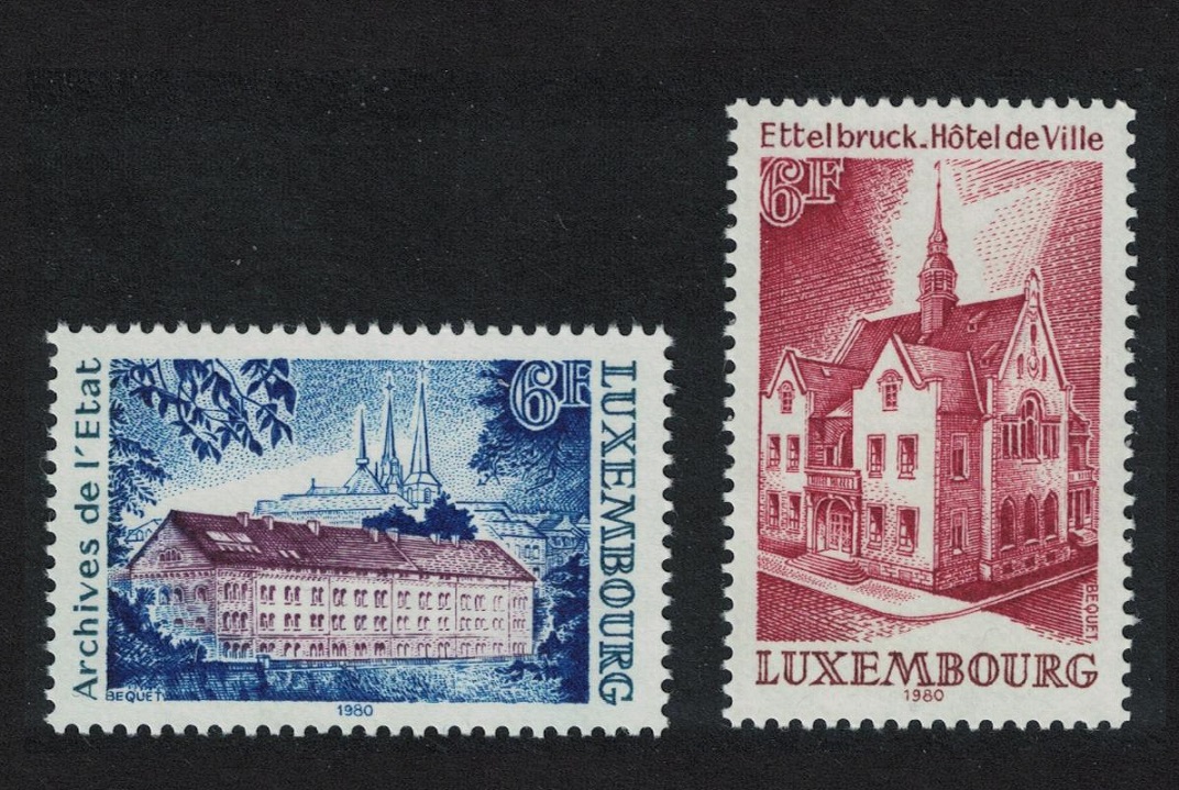 Luxembourg Tourism 2v 1980 MNH SG#1044-1045 MI#1007-1008