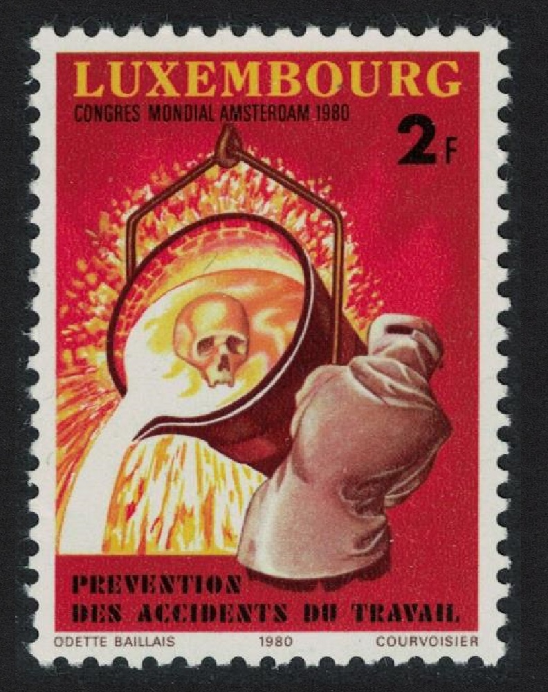 Luxembourg Metallurgy Worker pouring molten iron 1980 MNH SG#1049 MI#1012