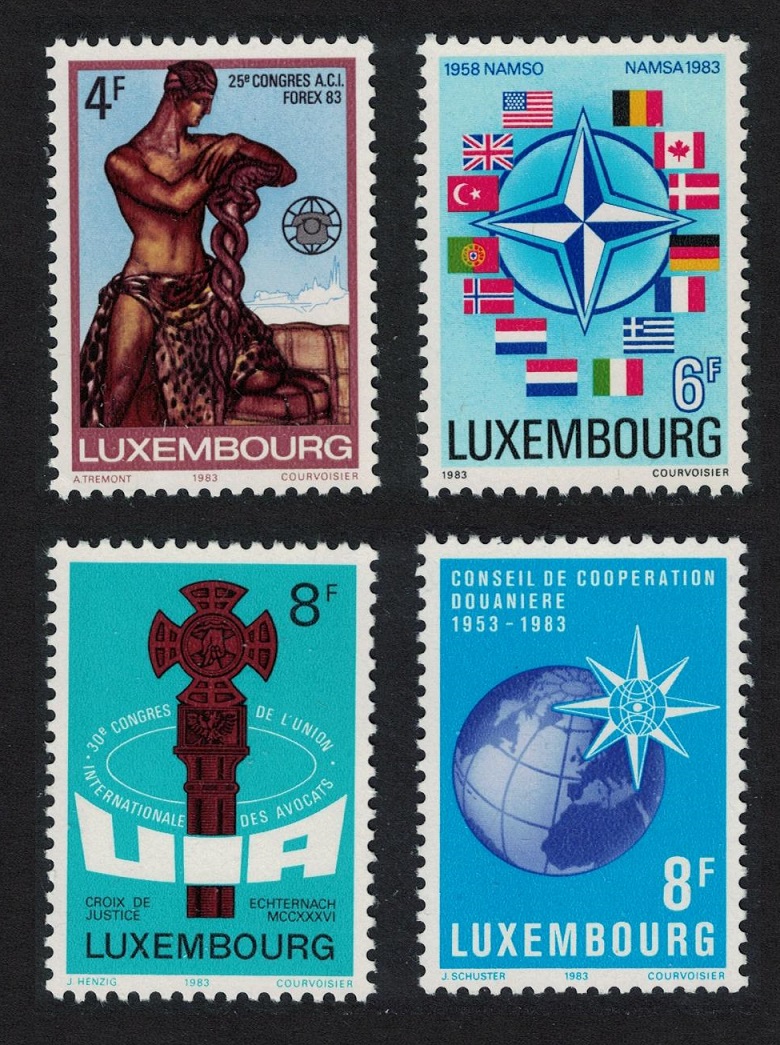 Luxembourg Anniversaries and Events 4v 1983 MNH SG#1104-1107 MI#1070-1073