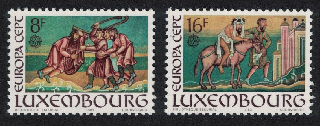 Luxembourg Europa Miniatures Illustrations 2v 1983 MNH SG#1108-1109 MI#1074-1075