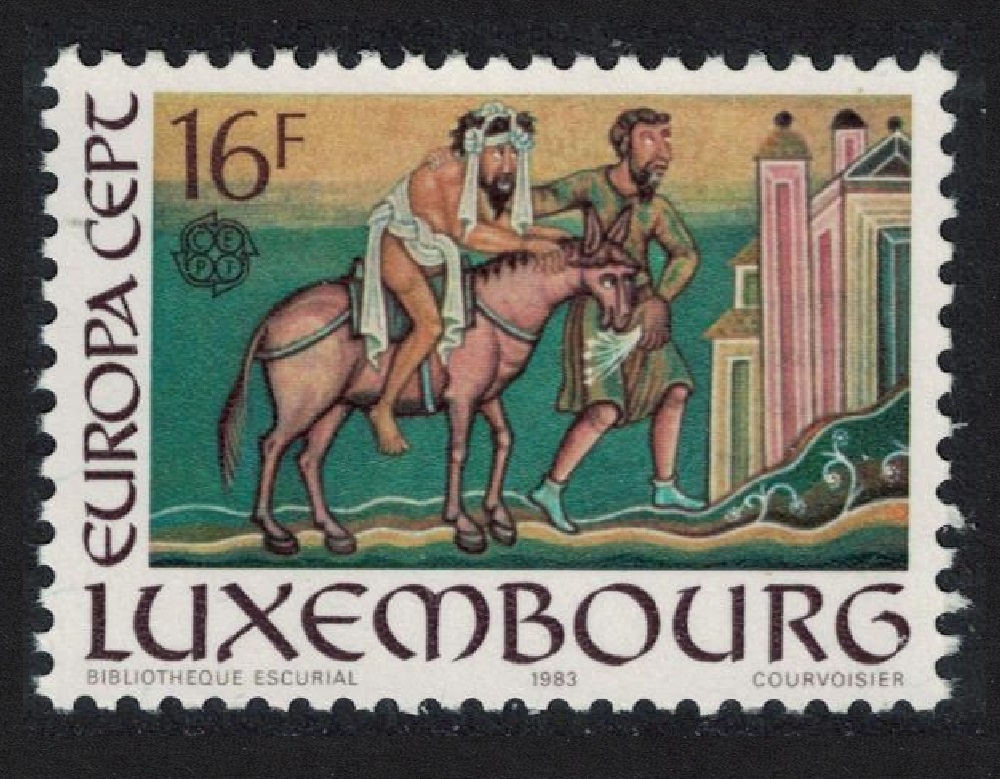 Luxembourg Good Samaritan helping traveller 16f 1983 MNH SG#1109 MI#1075