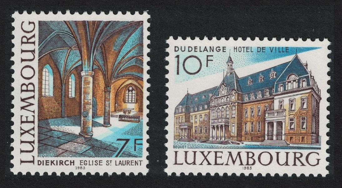 Luxembourg Tourism 2v 1983 MNH SG#1114-1115 MI#1081-1082