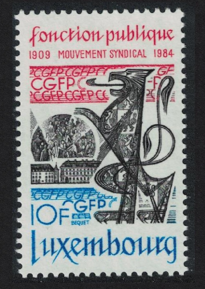 Luxembourg Civil Service Trade Union Movement 1984 MNH SG#1125 MI#1092