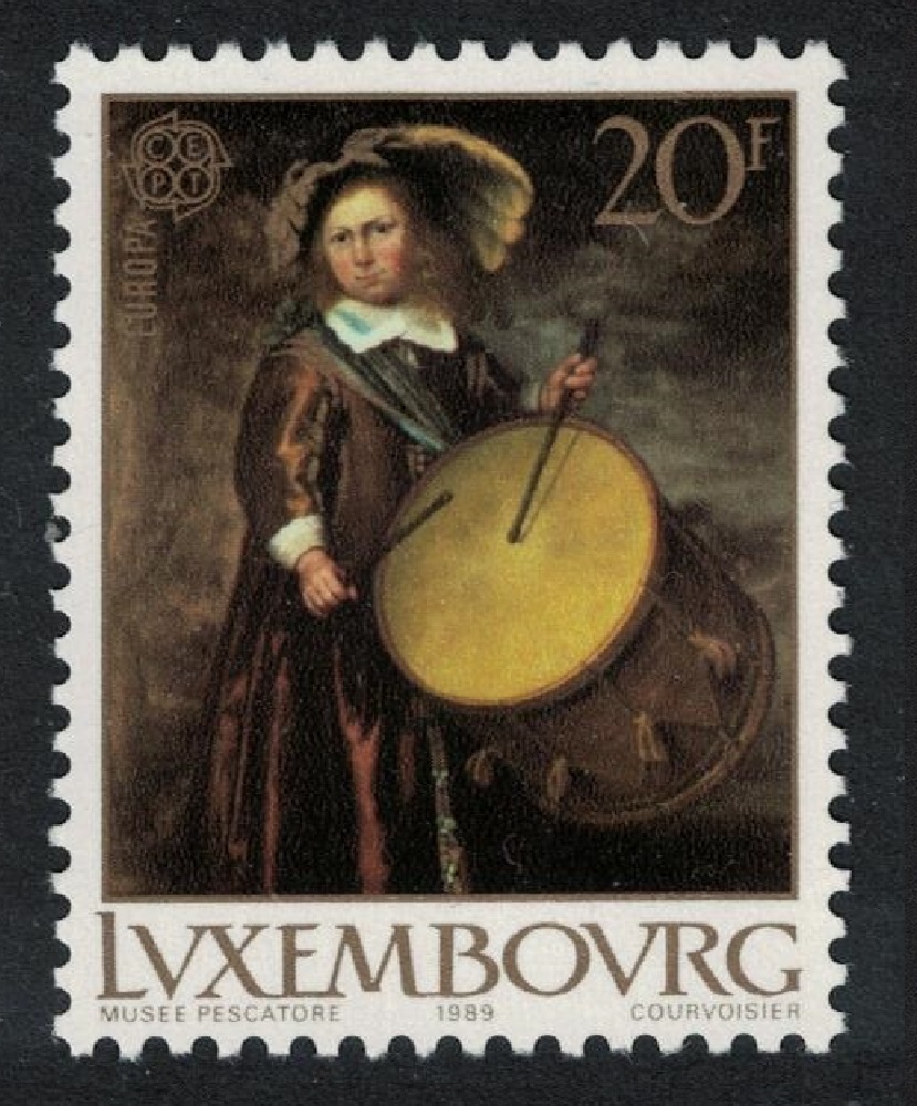 Luxembourg &#39;Child with Drum&#39; Painting 1989 MNH SG#1251 MI#1220